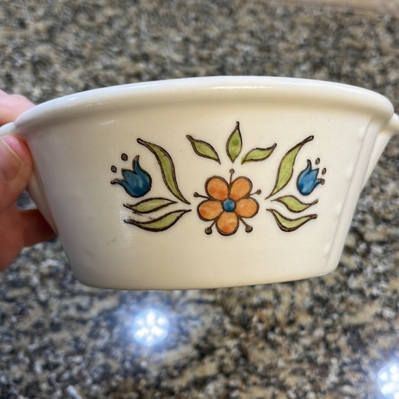 Rooster Bleu Poppytrail Gravy Boat - Picture 3 of 8